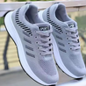 casual lichte sneakers sportschoenen hardloopschoenen die ademen ademende sneakers met veters en witte zachte zool