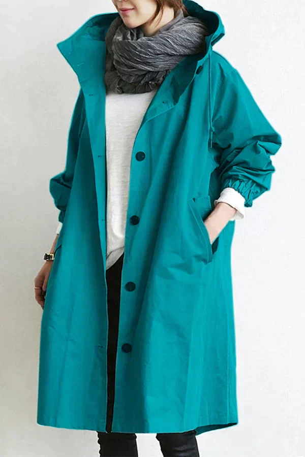 Stijlvolle Waterdichte Trenchcoat voor Dames