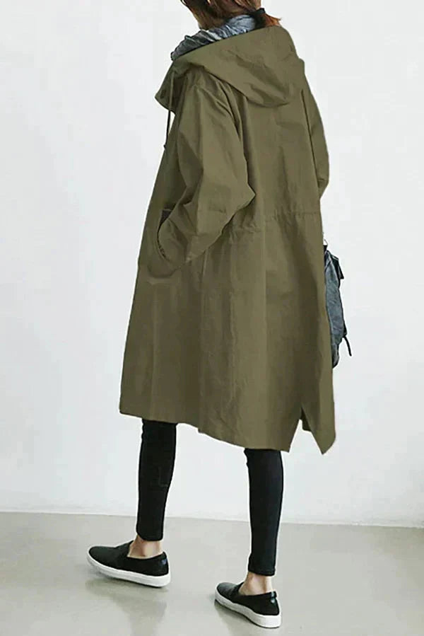 Stijlvolle Waterdichte Trenchcoat voor Dames