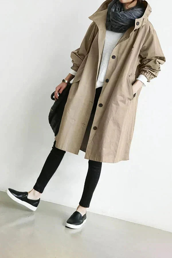 Stijlvolle Waterdichte Trenchcoat voor Dames