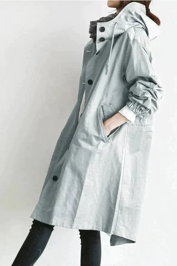 Stijlvolle Waterdichte Trenchcoat voor Dames