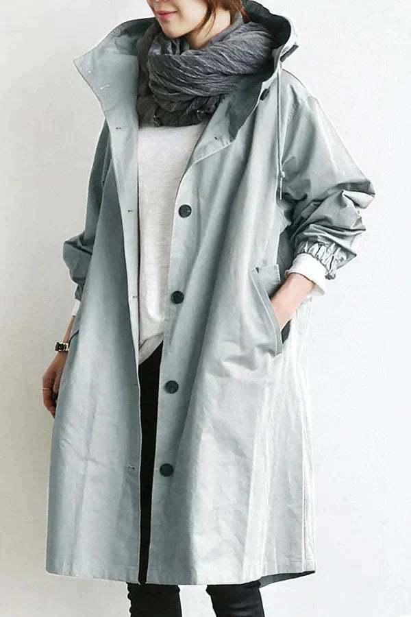 Stijlvolle Waterdichte Trenchcoat voor Dames