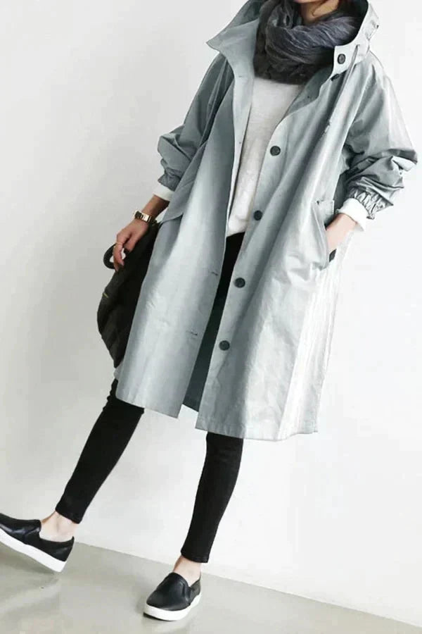 Stijlvolle Waterdichte Trenchcoat voor Dames