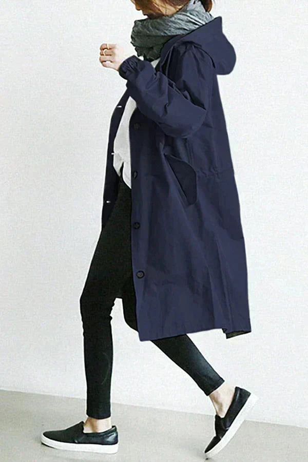 Stijlvolle Waterdichte Trenchcoat voor Dames