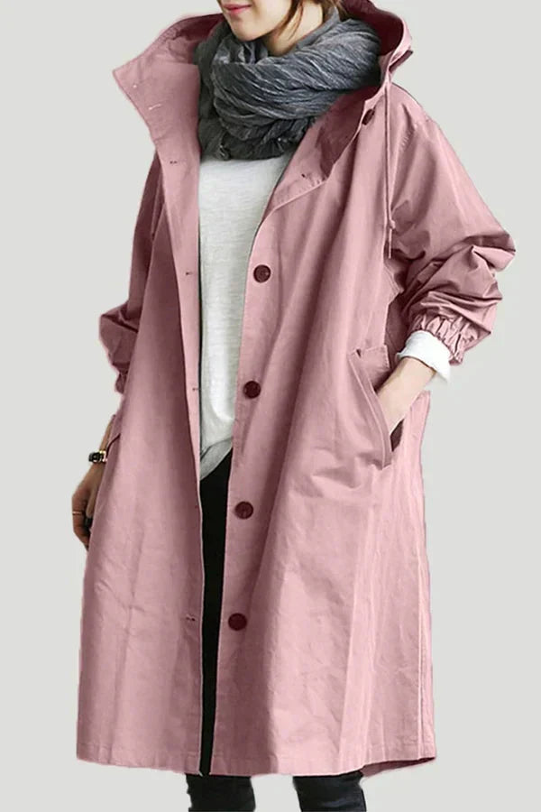 Stijlvolle Waterdichte Trenchcoat voor Dames