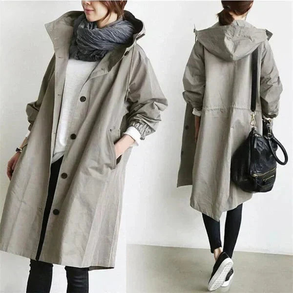 Stijlvolle Waterdichte Trenchcoat voor Dames