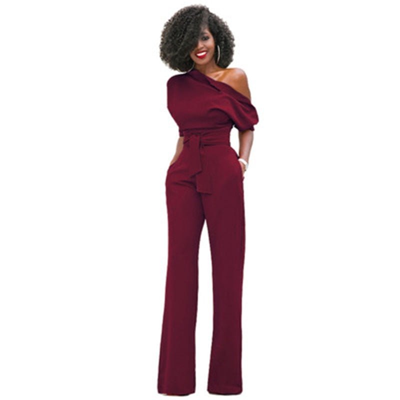 Stijlvolle One shoulder Jumpsuit